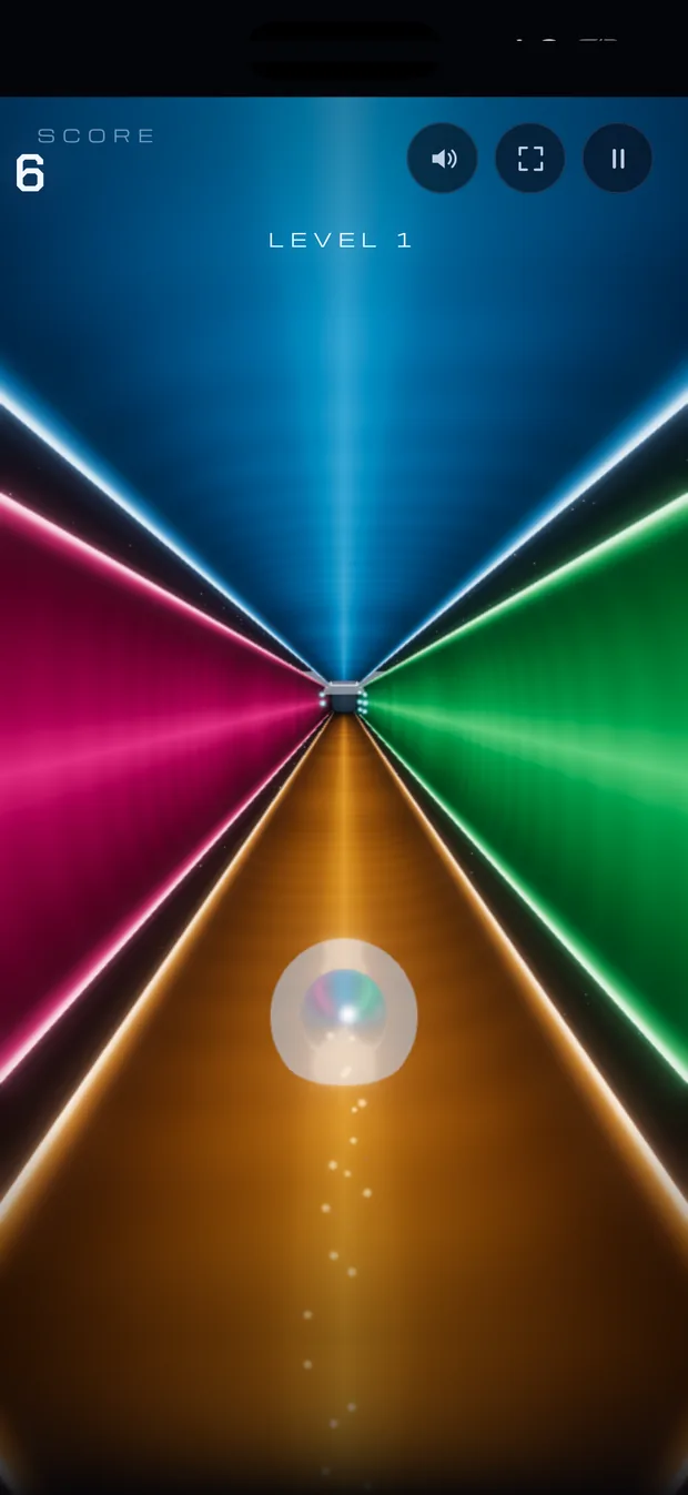 Ball in Schild-Blase